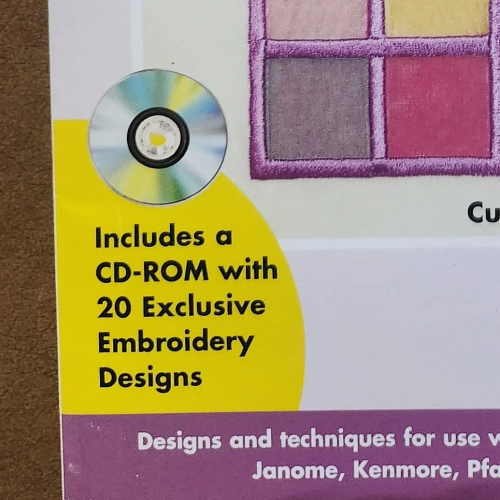 Jeanine Twigg CD  Embroidery Machine Essentials Basic Techniques